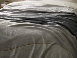 Coyuchi Mojave Linen Blanket - Gray