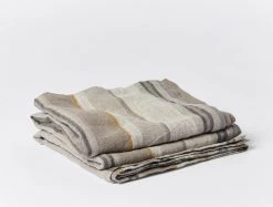 Coyuchi Mojave Linen Blanket - Gray
