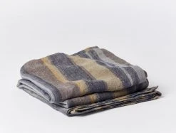Coyuchi Home Goods Mojave Linen Blanket - Indigo