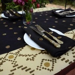 Ichcha Moon Dots Napkin Set Kitchen + Dining 12 Ichcha Moon Dots Napkin Set Kitchen + Dining