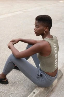 Synergy Organic Clothing Moon Phases Elevate Tank Top - Kalamata Sale 11 Synergy Organic Clothing Moon Phases Elevate Tank Top - Kalamata Sale