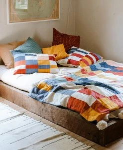 Anchal Home Goods Multi-Check Quilt