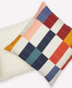 Anchal Multi-Check Throw Pillow