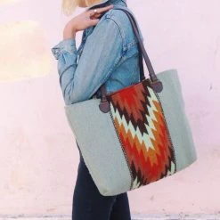 MZ Fair Trade After The Rain Wool Tote Bag