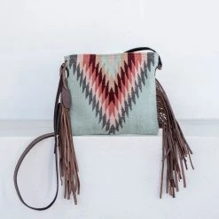 MZ Fair Trade Brisas Wool Fringe Bag Accessories