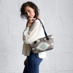 MZ Fair Trade First Frost Wool Shoulder Bag
