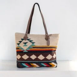MZ Fair Trade Accessories Great Plains Wool Tote Bag