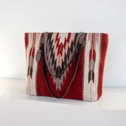 MZ Fair Trade Accessories Ochre + Ash Wool Tote Bag