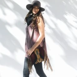 MZ Fair Trade Shadow Wool Fringe Bag Accessories