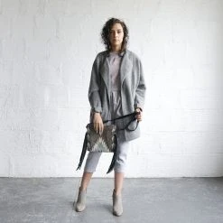 MZ Fair Trade Smoky Quartz Wool Fringe Bag Accessories 11 MZ Fair Trade Smoky Quartz Wool Fringe Bag Accessories