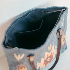 MZ Fair Trade Accessories Sparrow's Song Wool Tote Bag