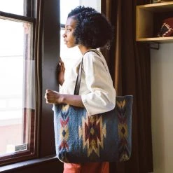 MZ Fair Trade Accessories Sparrow's Song Wool Tote Bag