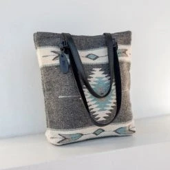 MZ Fair Trade Starlight Wool Bucket Tote Bag