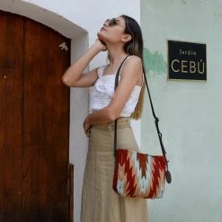 MZ Fair Trade Accessories Sunrise Wool Crossbody Bag