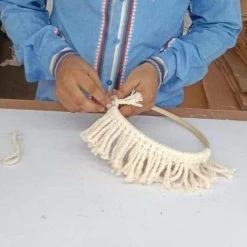 Casa Amarosa Natural Fringe Wall Mirror Home Goods 13 Casa Amarosa Natural Fringe Wall Mirror Home Goods