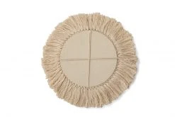 Casa Amarosa Natural Fringe Wall Mirror Home Goods 11 Casa Amarosa Natural Fringe Wall Mirror Home Goods