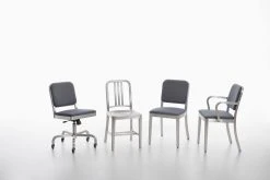 Emeco Furniture Navy Officer Swivel Armchair