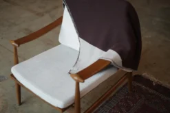 Newly Goods Handcrafted Roja Whipstitch Recycled Throw Blanket