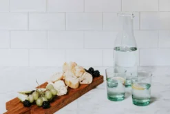 Newly Goods Tavola Recycled Glass Pitcher Handcrafted