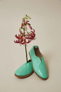 Nida Lu Handmade Shoes Women's Lu Loafer - Turquoise