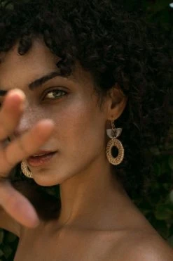 Hathorway Ninh Binh Crescent Horn Earrings