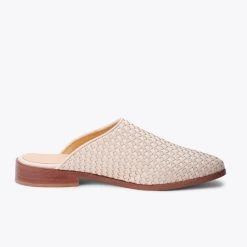 Nisolo Ama Woven Mule - Bone