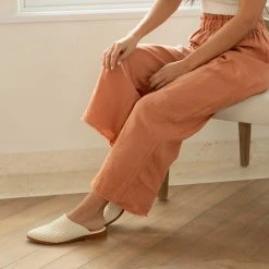 Nisolo Ama Woven Mule - Bone