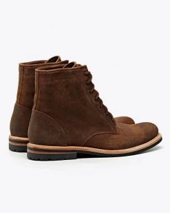 Nisolo Men's Andres All Weather Boot - Waxed Brown