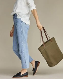 Nisolo Canvas Tote - Olive Green Best Sellers