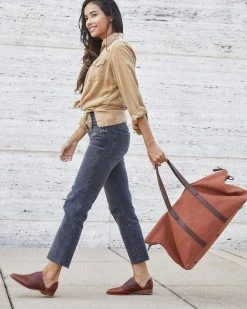Nisolo Canvas Weekender - Amber Accessories