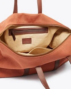 Nisolo Canvas Weekender - Amber Accessories