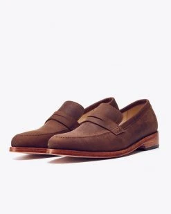 Nisolo Men's Chamberlain Penny Loafer - Oak