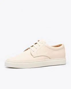 Nisolo Men's Diego Low Top Sneaker - Bone