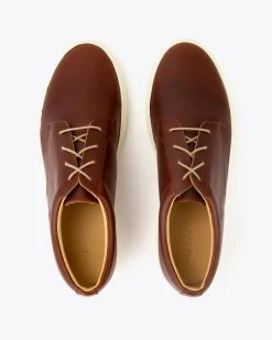 Nisolo Men's Diego Low Top Sneaker - Brandy