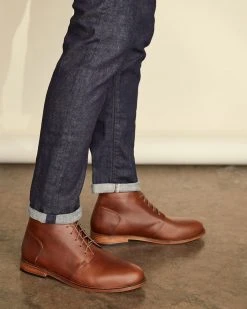 Nisolo Men's Emilio Chukka Boot - Brandy