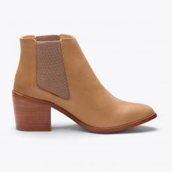 Nisolo Heeled Chelsea Boot - Almond Shoes