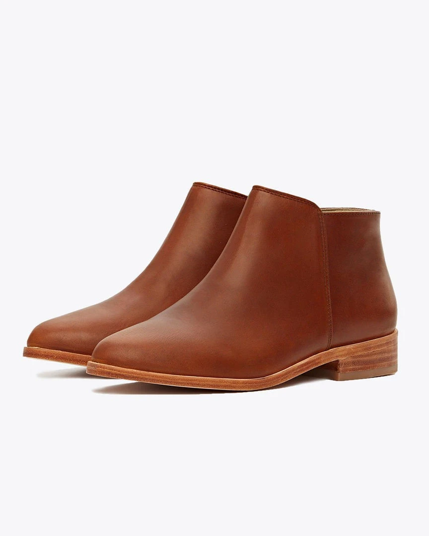 Nisolo Lana Ankle Boot - Brandy 6 Nisolo Lana Ankle Boot - Brandy