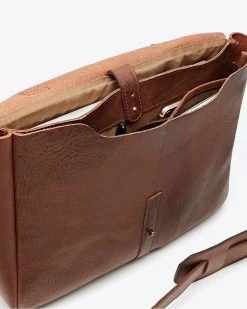 Nisolo Loreto Messenger Bag - Chestnut Accessories
