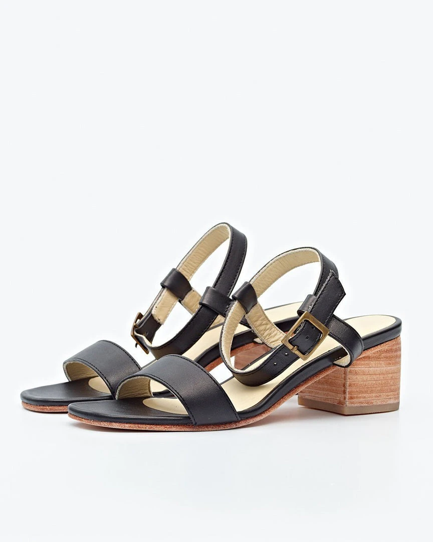 Nisolo Lucia Block Heel Sandal - Black 6 Nisolo Lucia Block Heel Sandal - Black