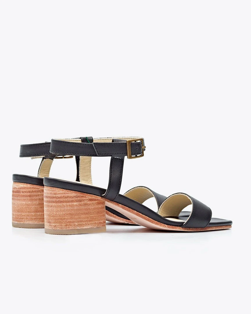 Nisolo Lucia Block Heel Sandal - Black 5 Nisolo Lucia Block Heel Sandal - Black