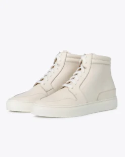 Nisolo Reina High Top Sneaker - Bone