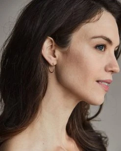 Nisolo Best Sellers Small Upcycled Brass Hoop Earrings