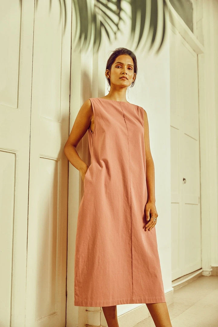 No Nasties Clothing Ash Rose Barrel Midi Dress 6 No Nasties Clothing Ash Rose Barrel Midi Dress