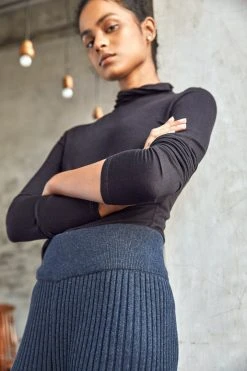 No Nasties Indigo Flared Pants