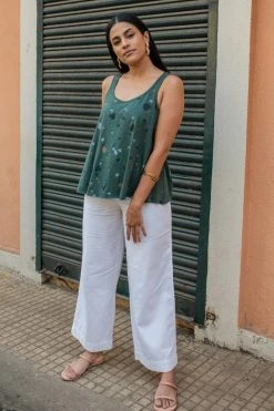 No Nasties Ramona Flared Tank Top Clothing