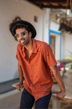 No Nasties Men's Diego Half Sleeve Shirt