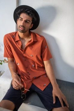 No Nasties Men's Diego Half Sleeve Shirt