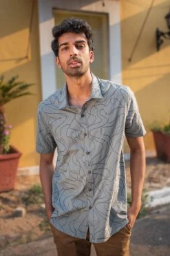 No Nasties Men's Felipe Half Sleeve Shirt