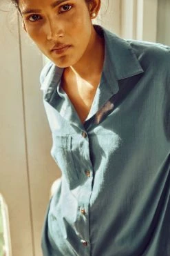 No Nasties Ocean Oversized Shirt