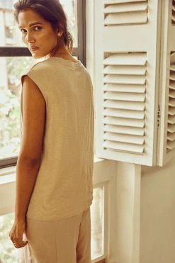 No Nasties Sand Muscle Tee